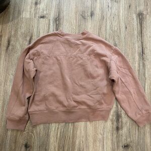 Pink Cropped Sweatshirt